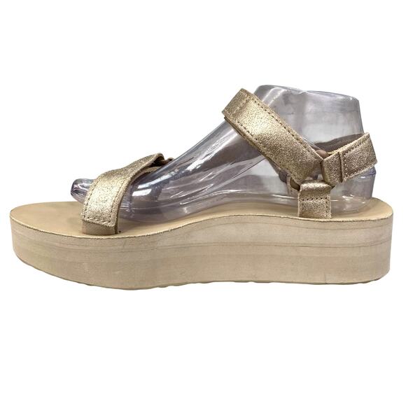 Teva Women's Midform Arivaca Beige Platform Strappy Sandal Size US 10 - Picture 2 of 10